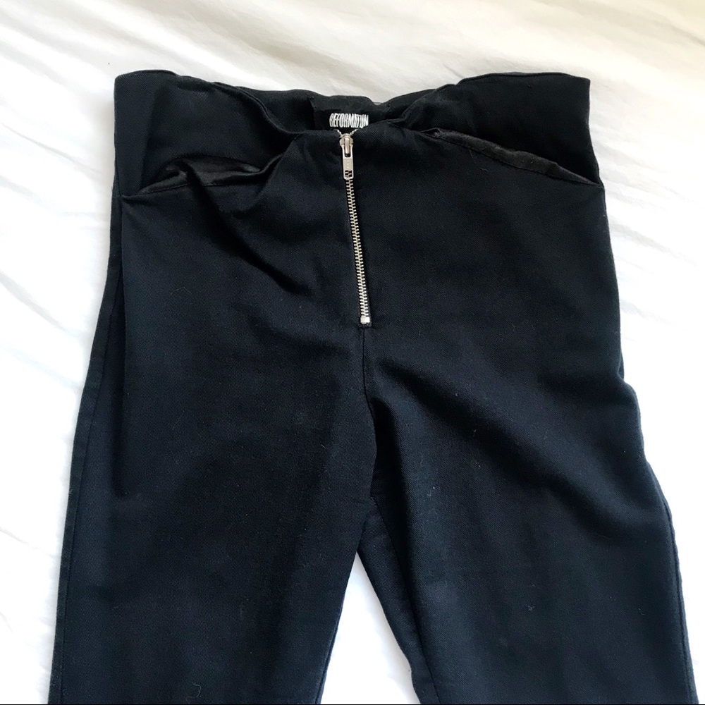 Reformation Watson Pants Black